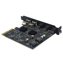 PCI Express X4 Naar 3-Poorts Type C + 2-Poorts USB3.2 Gen2 10Gbps-Adapter ASM3142 + VL822-Chip PCIE USB-Uitbreidingskaart
