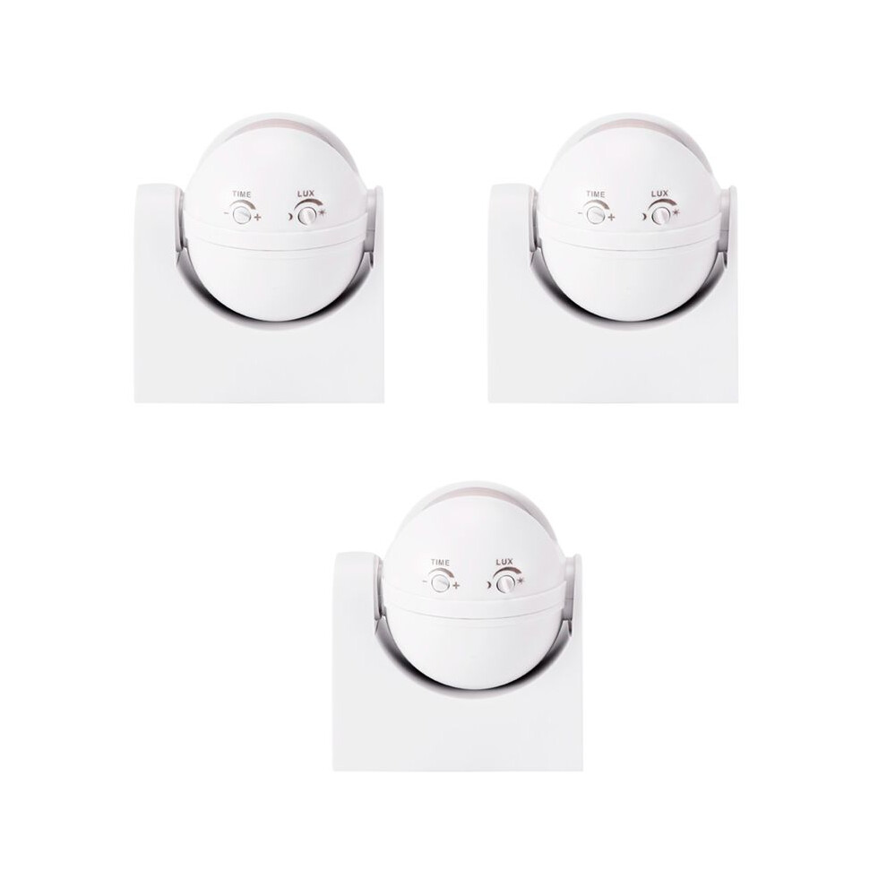 3X 110V-240V Outdoor Ip44 180 Degree 50/60Hz Security Pir Motion Movement Detector Infrared Motion Sensor 6031088401414