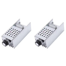 2X AC 220V 10000W SCR Voltage Regulator Dimming LED Dimmer Motor Speed Controller Thermostat Dimer Power Supply