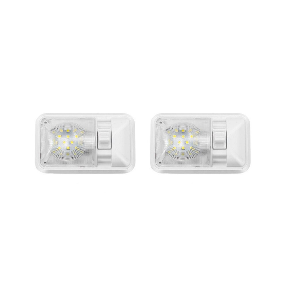 2X 12V Ceiling Rv Interior Trailer Boat Cargo Campers For Car Accessories Van Caravan Truck Light 4711457936625