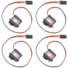 4X 4.3g Digital Servo Motor High Speed Steering RC Servo Metal Gear Servo for 1/16 1/18 1/24 RC Car Boat Helicopter