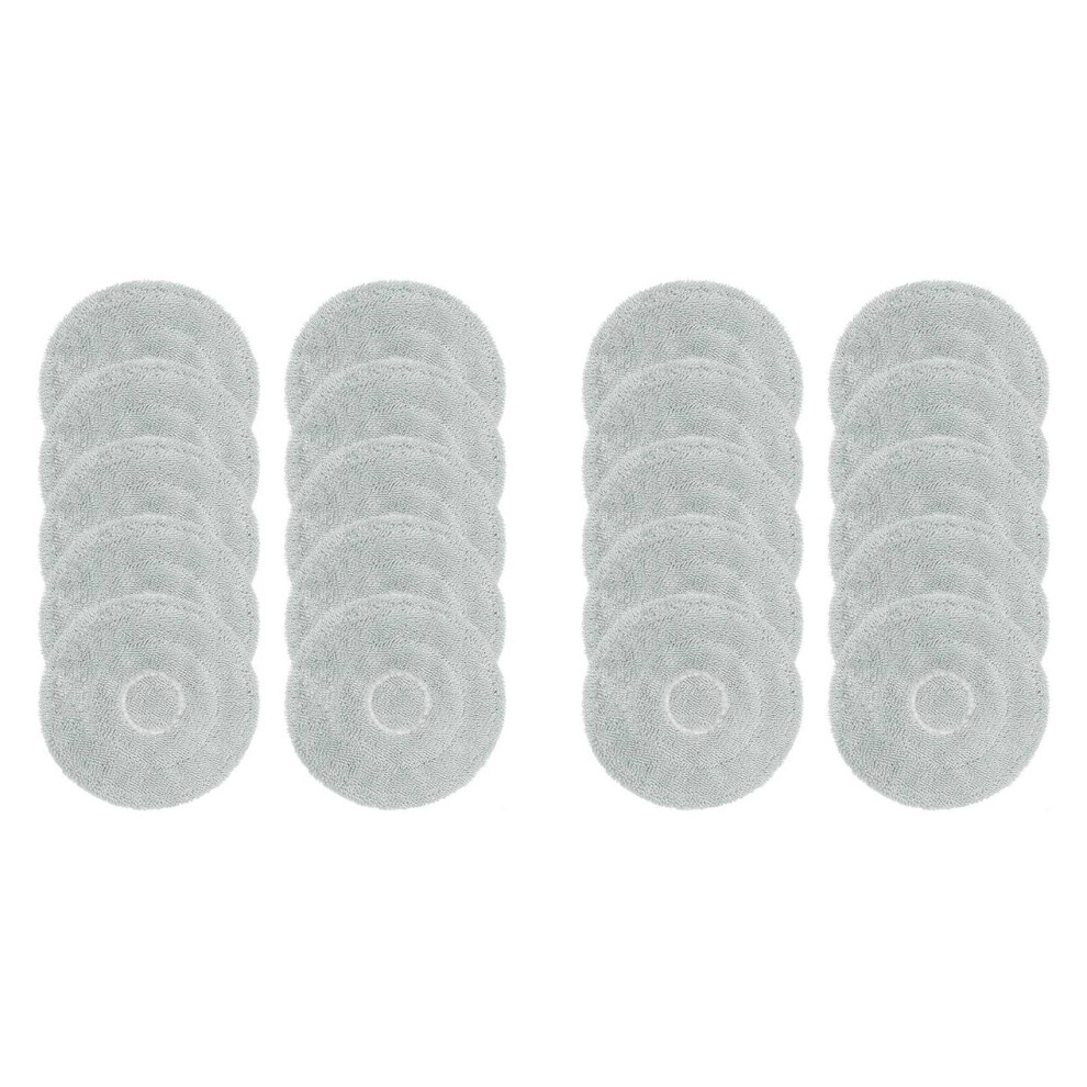 20X Mop Cloth Pad For Mijia M40 / D110cn / M40s / Ov31cn Robot Vacuum, Washable Mop Pad Replacement Accessories 4712181257864