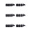 60pcs Black XLR 3pin Female Jack Panel Mount Chassis PCB Socket Connector 1