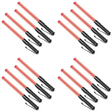 16Pack Traffic Wand 21Inch Led Traffic Control Wand Safety Light Wand with 2Flashing Modes Air Marshaling Signal Wand