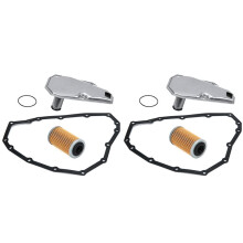 2X Transmission Oil Filter and Pan Gasket Set 12-19 for Sentra Versa Note 31728-3JX0A 31728-3JX0B RE0F11A