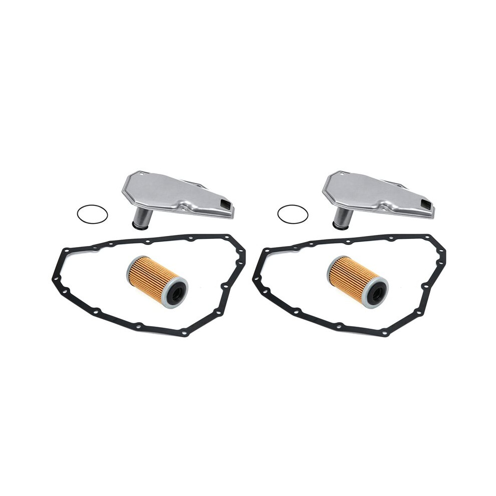 2X Transmission Oil Filter And Pan Gasket Set 12-19 For Sentra Versa Note 31728-3Jx0a 31728-3Jx0b Re0f11a 4711401665618