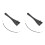 2 Set 3/4 and 4/4 Universal Cello Tailpiece with Tail Rope 2-Piece Aluminum Alloy Pull Plate Adjustable 1