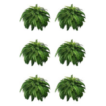 6X UV Resistant Lifelike Artificial Boston Fern, Artificial Ferns for Outdoors, Faux Ferns Fake Ferns Artificial Plants