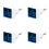 4X Digital Voltmeter Square AC220V Square Voltage Tester with LED Display and Indicator Light EU Plug 1