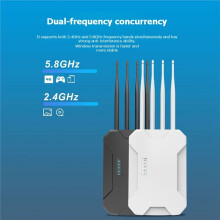 Amplificatore Ripetitore e Extender WiFi 6 1800Mbps Wireless A Lungo Raggio per Esterni, Dual-Band, con PoE, IP67, Resistente Alle Intemperie B