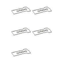5X 2710160921 Engine Valve Gasket Cover Kit for   C250 SLK250 1.8L M271