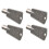 WP842177 for  Refrigerator Door Key Replacement, Replaceable 14211802 AP2940188 PS395800 4-Pack 1