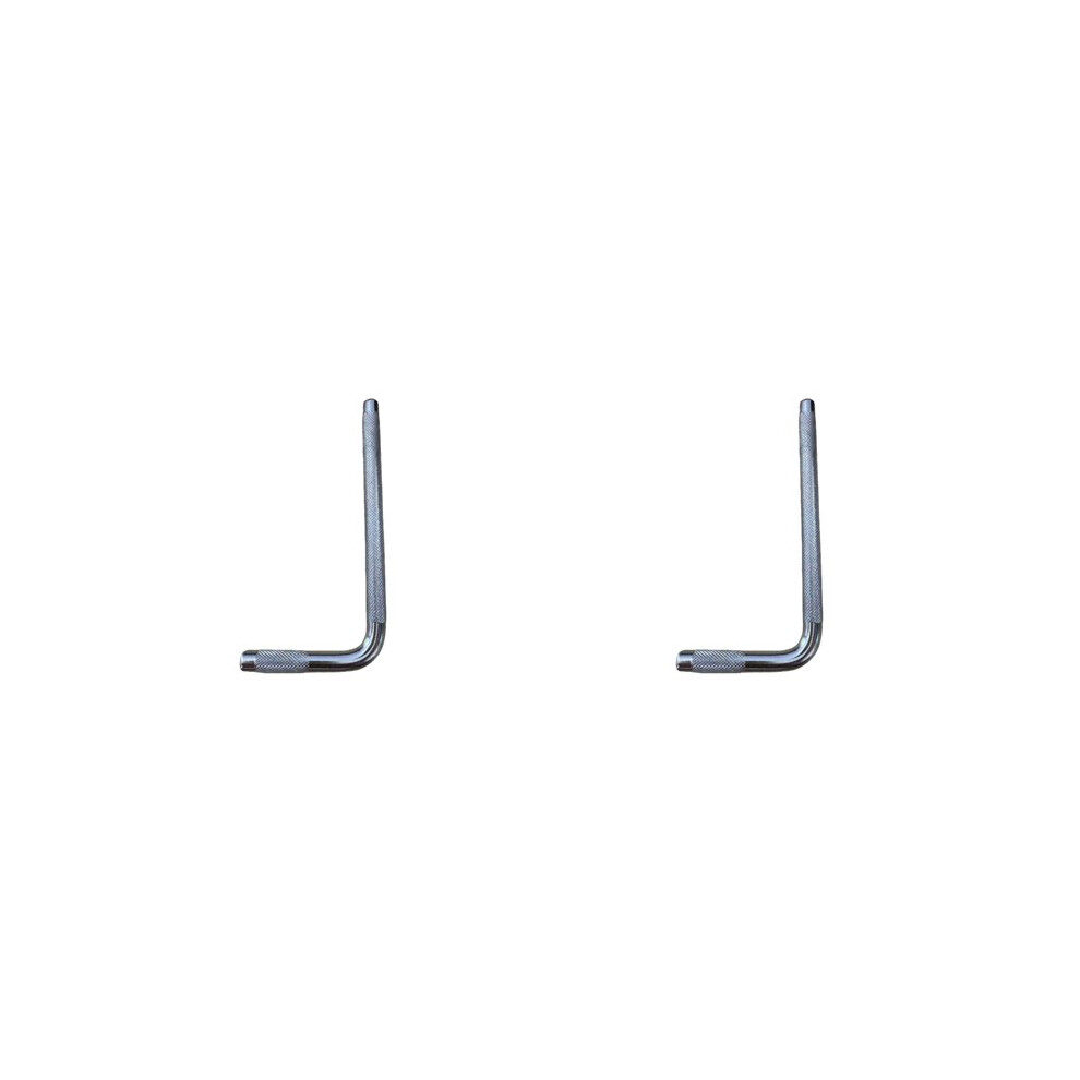 2X Drum Clamp Extension Bracket Cowbell/Cymbal Stacker Suspension Clamp Small L Rod Expansion Rod 6031539886302