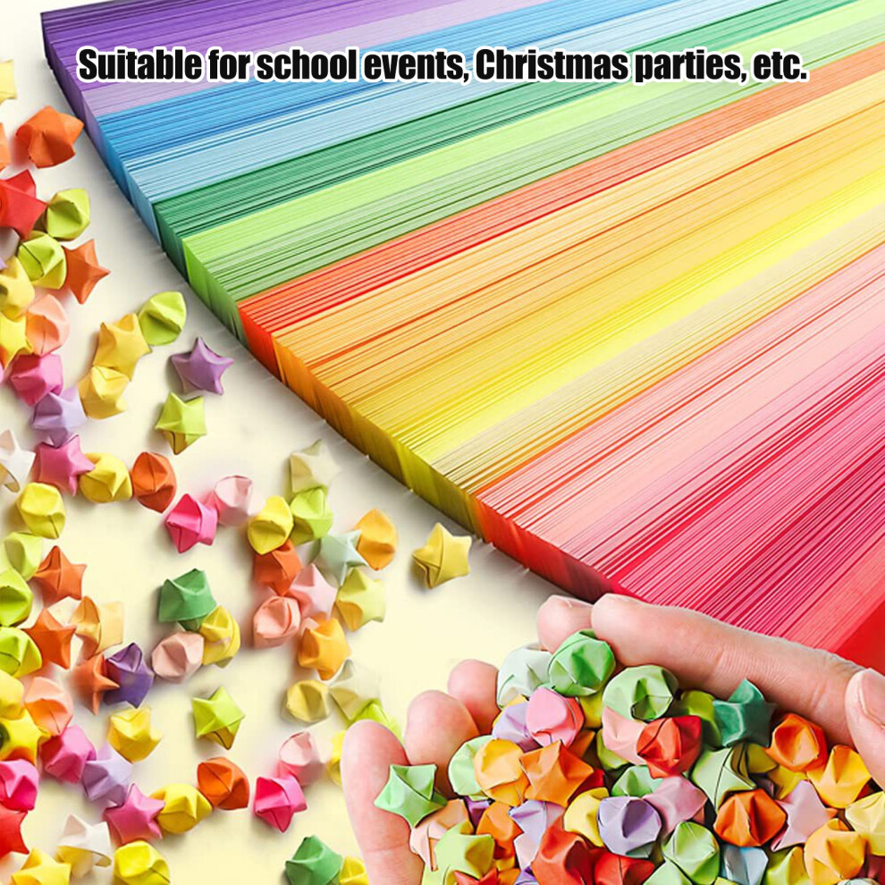 2700 Sheets Multi Colour Folding Paper Strips