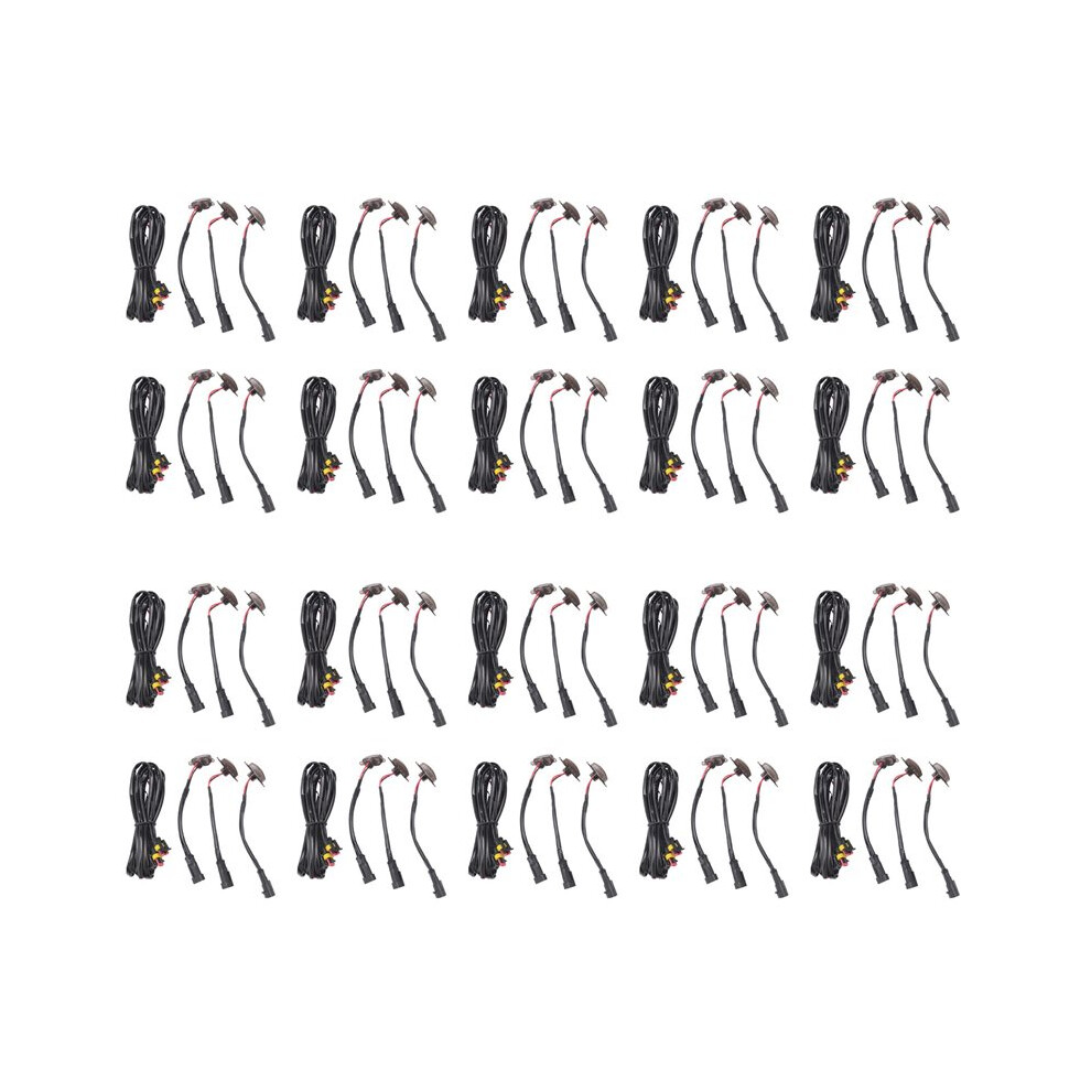 60Pcs External Led Lights Decoration, Led Front Grille Lights For 04-19 F150 Raptor F250 Grille Running Lamps Amber 4711324473901
