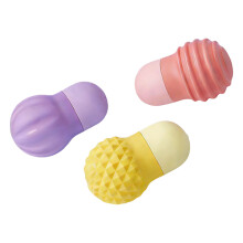 3PCS siliconen babybadje speelgoed zintuiglijke textuur knijpen
