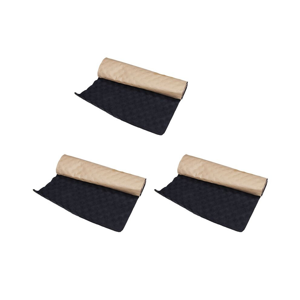 3Pcs 100X50cm Car Sound Deadener Mat Sound Deadening Noise Insulation Acoustic Dampening Foam Subwoofer Mat 4712185785943