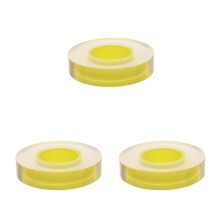3Rolls Yellow Static Cling PVC Film Jewelry Protector Tape for Watches