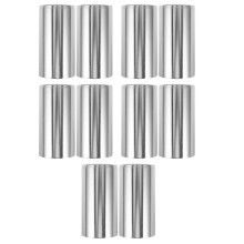 10Rolls Easy Tear Silver Tinfoil Nail Wraps for Gel Polish Removal