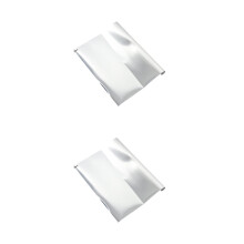 2Rolls Silver Static Cling Privacy Film Way Glass Window