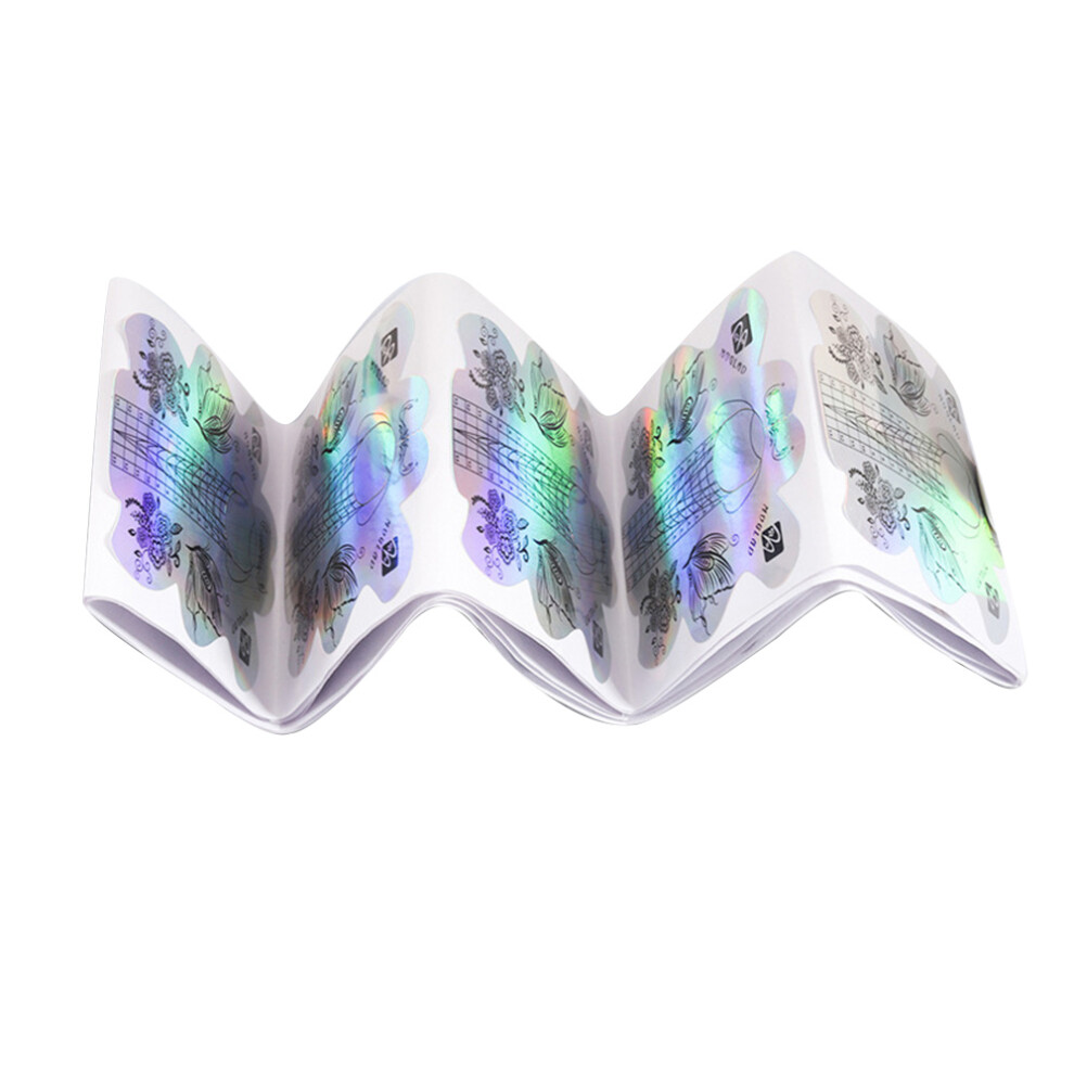 Butterfly Shaped Nail Form Adhesive Stickers