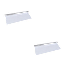 2Rolls White Clear Cellophane Wrap Film Opp for Christmas and Gifts