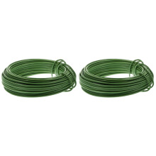2Rolls Green Reusable Garden Plant Ties for Safe Plant Branch Support