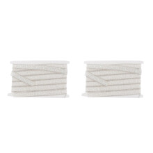 2Rolls Beige Resin DIY Pearls Ribbon Self-Adhesive Craft Tape