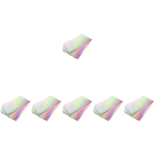 60Sheets Multi-Use Holographic Paper for DIY and Handcrafts