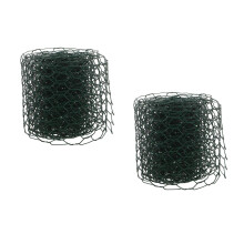 2Rouleaux Grillage Hexagonal Vert Durable Pour Fleurs