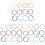 36Rolls Multi-Colored Aluminum Wire Soft Bendable Jewelry 1