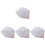 40Sheet Round Digital Number Labels with Reflective Surface for Office 1