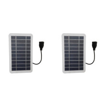 2X Solar Portable Charging Board Waterproof Solar USB Charger for Outdoor Travel and Camping Mobile Power Supply