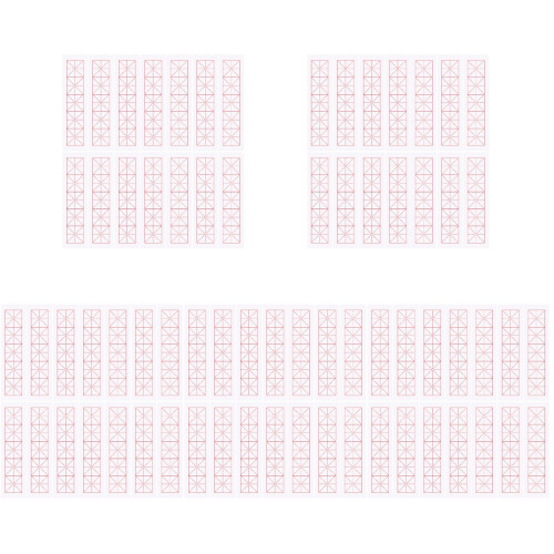 500Sheets Xuan Paper Calligraphy Sheets Smooth Writing Brush Friendly