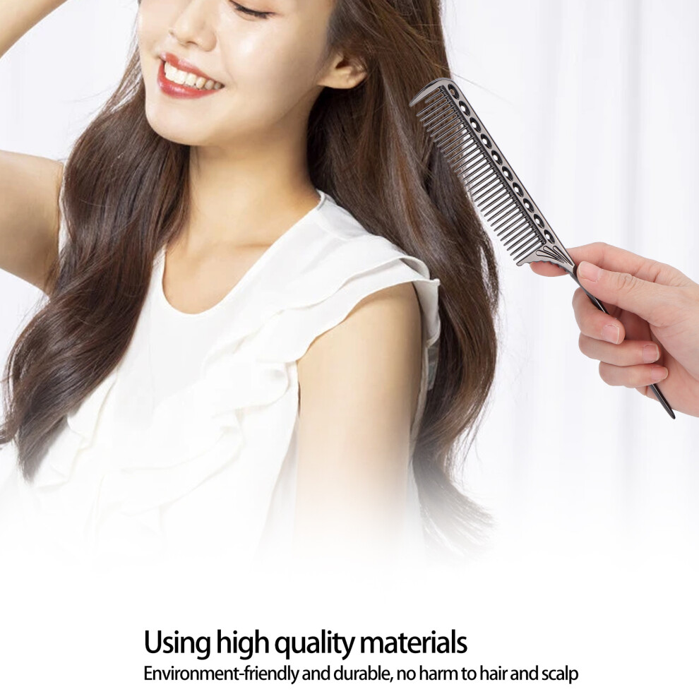 Barber Aluminium Rat Tail Sectioning Comb