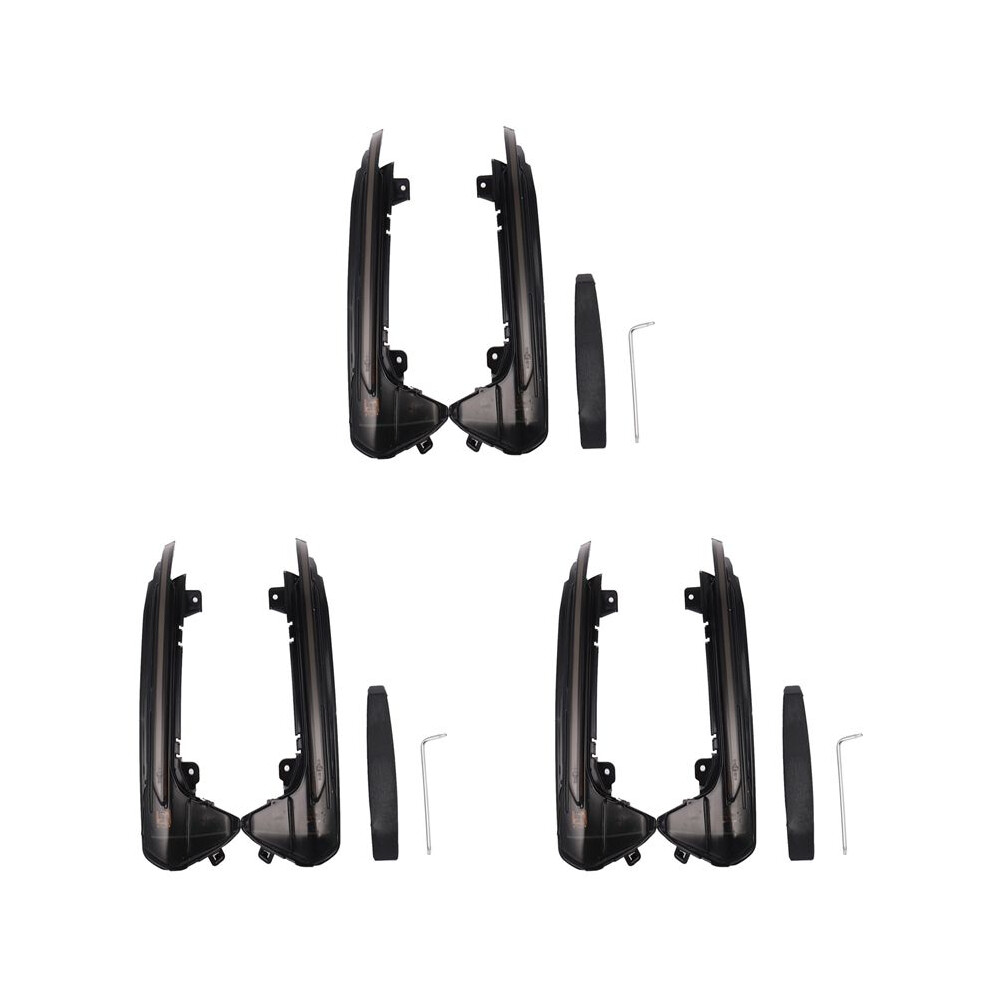 6X Car Led Dynamic Turn Signal Rearview Side Mirror Indicator Blinker For A6 Rs6 4G C7 7.5 2012-2018 Light 4713324480354