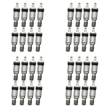 32Pcs TPMS Tire Valves for Alloy Tubeless Valve for Tyre Pressure Monitoring System Sensor Valve Stem Repair Kit