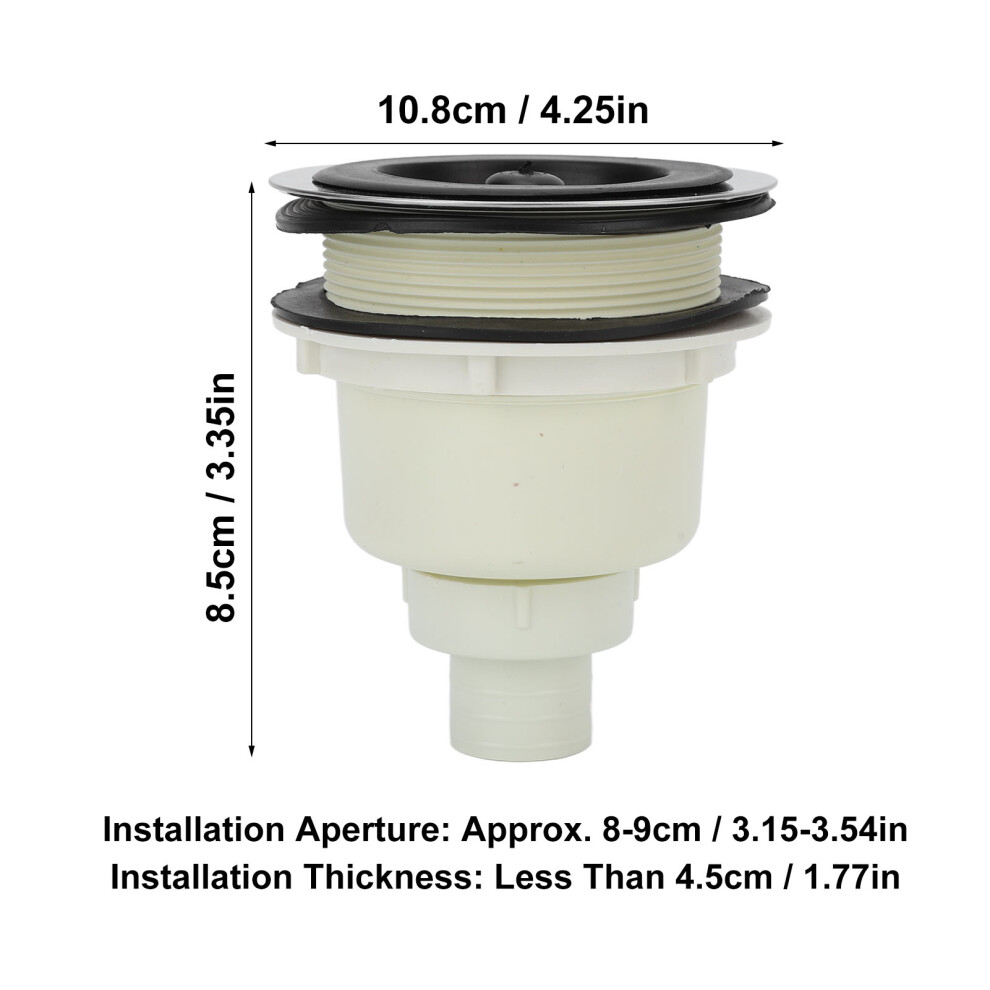 Stainless Steel Sink Strainer for Bathrooms