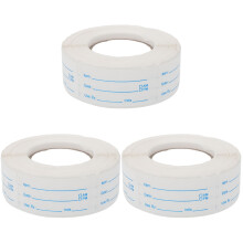 3Rouleaux Étiquettes Auto-Adhésives Cuisine Multiusage Pour Bocaux