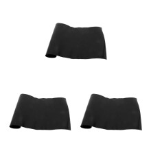 3Rolls Flexible Black PVC Heat Shrink Wrap for Cable Protection
