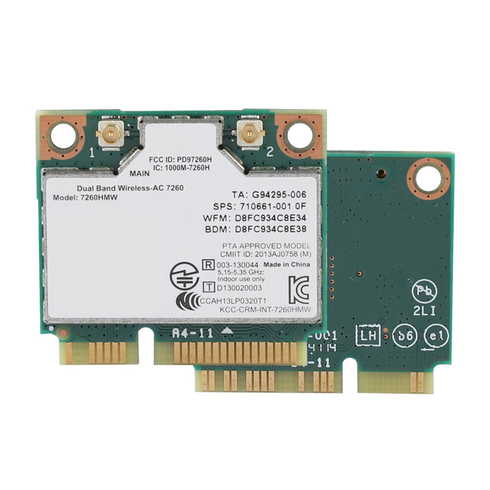 Intel 7260Ac Bluetooth 4.0 Wifi Card 7055741785078