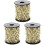 3Rouleaux Perles Dorées En ABS Pour Fleurs DIY 1