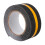 1Roll Vielseitiges Sicherheitswarnband Schwarz PVC Für Boden 1