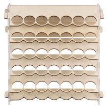 2X Organisateur Peinture Modulaire en Bois pour Rangement Peinture Artisanale-Peut Contenir 35 Bouteilles de Peintures, Supports Miniatures - Support