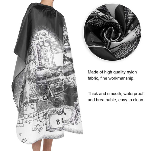 Anti-Static Haircut Cape 150x135cm 2