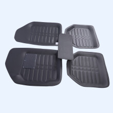 Durable Full Coverage Car Floor Mat Grey