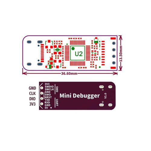 Debugger DAPLink Debugger STM32F103CBT6 Chip SWD SWO USB to Uart Module 2