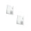 2Rolls Silver Static Cling Privacy Film Way Glass Window 3