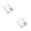 2Rolls Silver Static Cling Privacy Film Way Glass Window 4