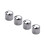 12X Guitar Dome Control Knobs for  Tele Replacement, Silver 4